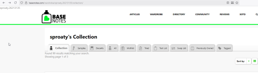 Query string value shown on top-left of wardrobe page