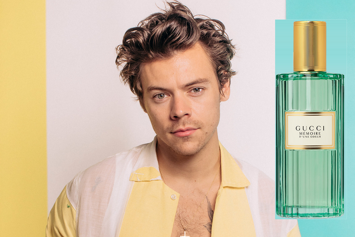 Harry Styles Likes Gucci Mémoire d’une Odeur