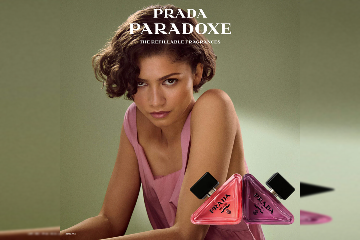 Prada Paradoxe Sweet Chemistry Debuts with Zendaya as Its New Global Face